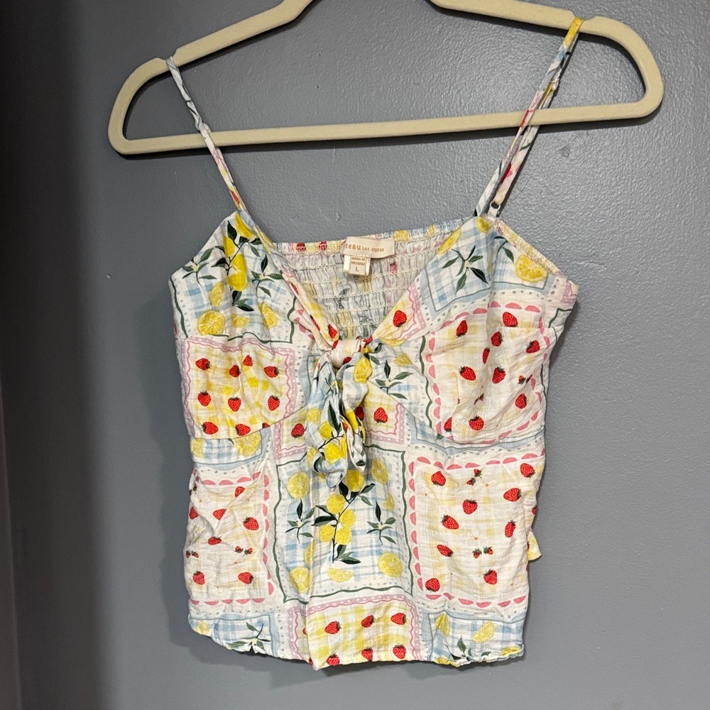 Floral Patchwork Camisole Top